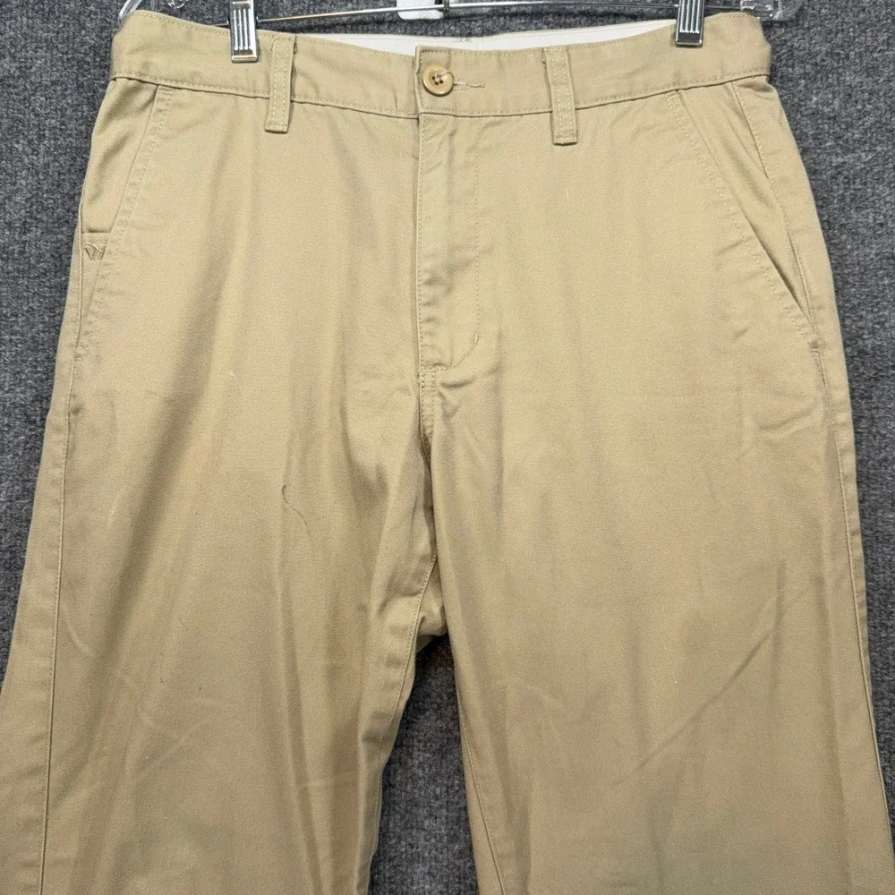 RVCA Chino Pants Mens 30 Tan Straight Leg Casual Skate Trousers Khaki Workwear
